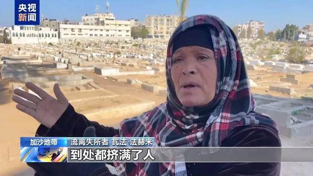 “沒(méi)工作 沒(méi)收入 只能住在墓地”，央視曝光加沙困境